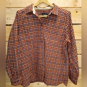 Pendleton 100% Wool Men's Plaid Button Down